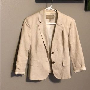 Banana Republic linen lined blazer